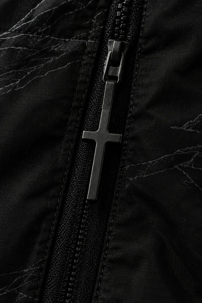 The detachable cross zipper pull